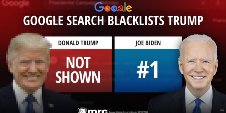 Election Interference, Again! Google Favors Biden Over Trump: Search Results Exposed